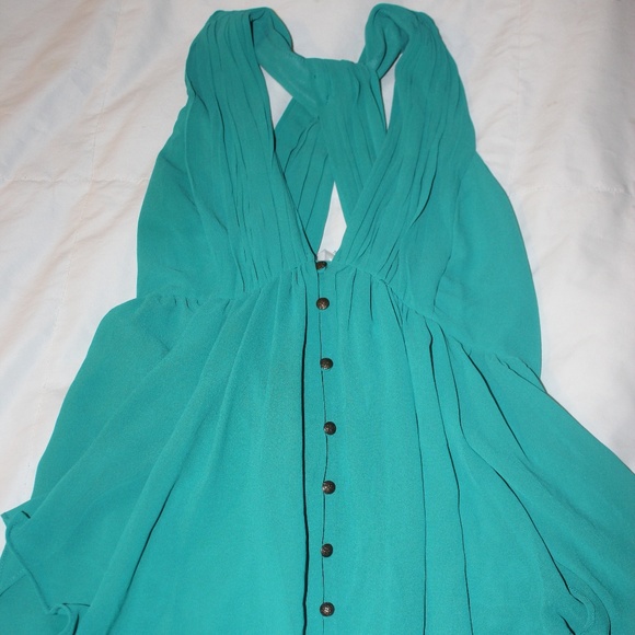 NWT Double Zero Button Down Top - Picture 3 of 5